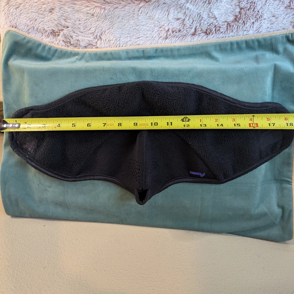 Seirus Black Performance Fleece Face Mask